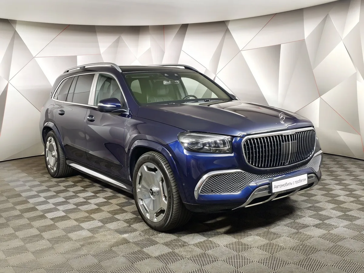 Mercedes-Benz GLS 600 9G-Tronic 4Matic (558 л.с.) Синий в АВИЛОН. Слайд №3