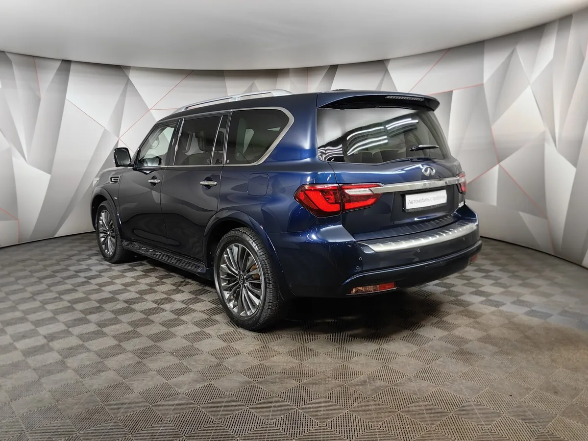 Infiniti QX80 5.6 АТ AWD (405 л.с.) Синий в АВИЛОН. Слайд №4