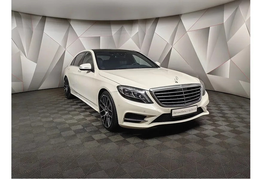 Mercedes-Benz S-Класс S 350 d 9G-Tronic 4Matic длинная база (249 л.с.) Белый в АВИЛОН. Слайд №3