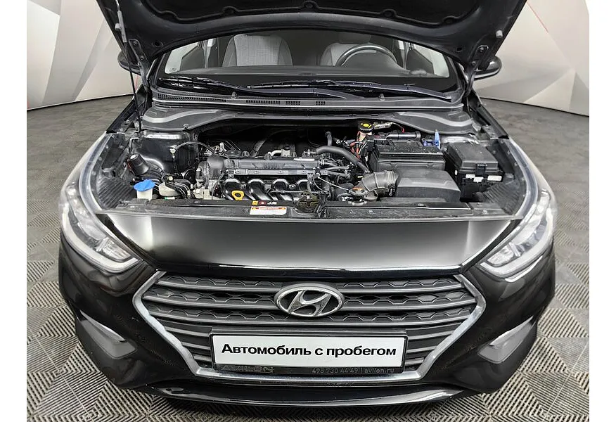 Hyundai Solaris 1.6 AT (123 л.с.) Comfort Черный в АВИЛОН. Слайд №11