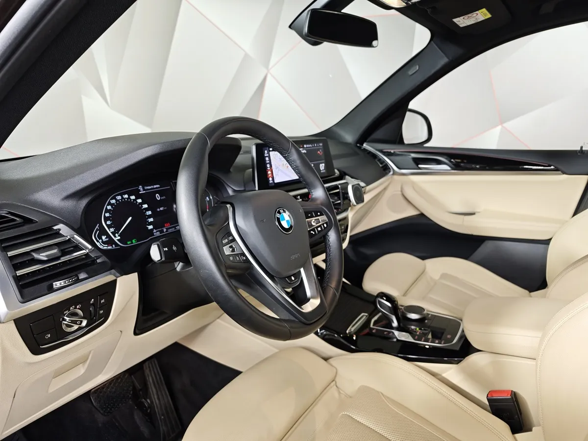 BMW X3 xDrive20d AT (190 л.с.) Lifestyle Серый в АВИЛОН. Слайд №12