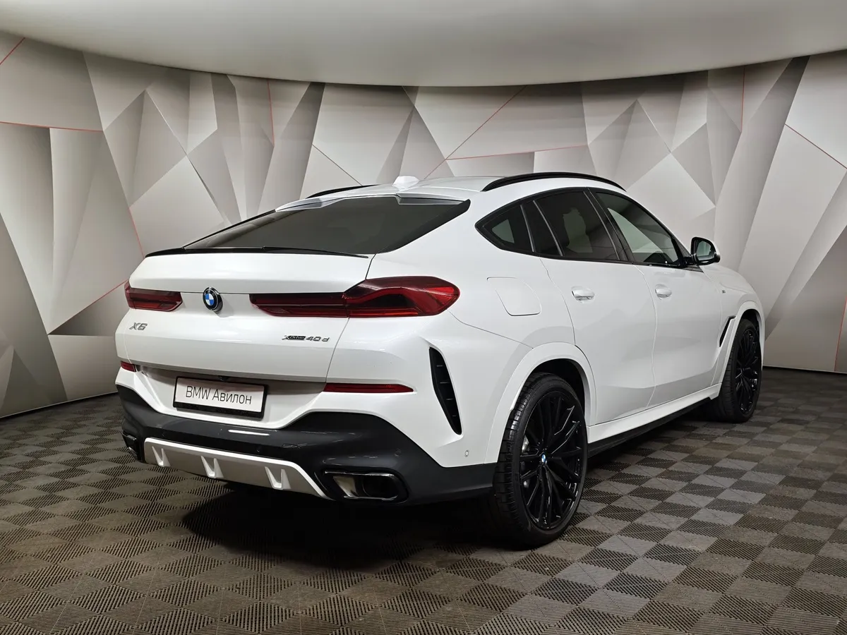 BMW X6 xDrive40d (340 л.с.) Base (Локальная сборка) Белый в АВИЛОН. Слайд №2