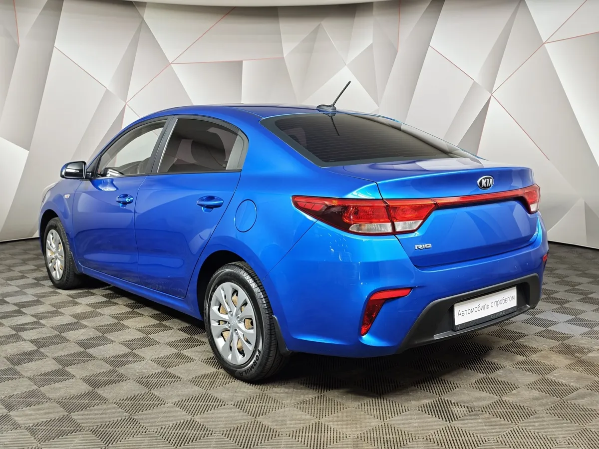 Kia Rio 1.4 AT (100 л.с.) Fleet Синий в АВИЛОН. Слайд №3
