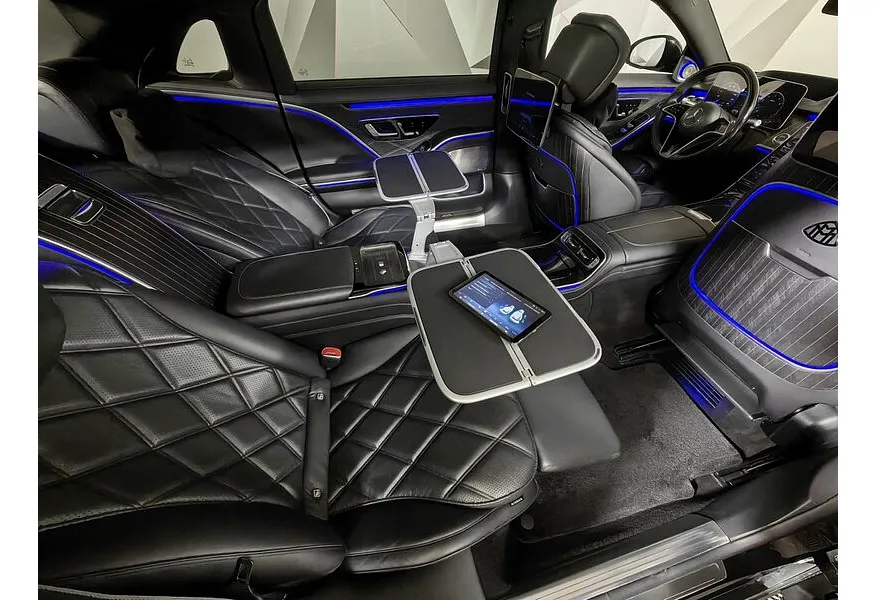 Mercedes-Benz S-Класс Maybach S 580 9G-Tronic 4Matic (503 л.с.) Night Series Черный в АВИЛОН. Слайд №28