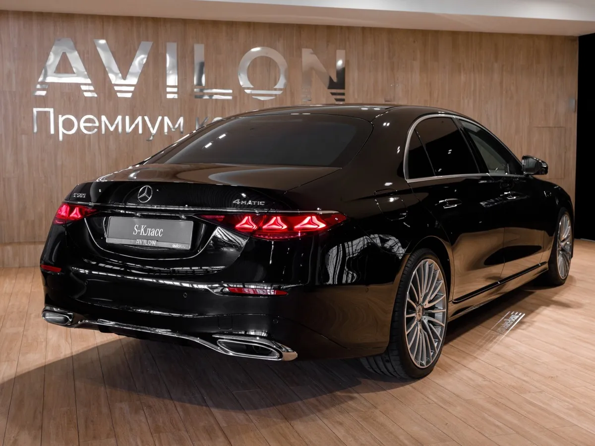 Mercedes-Benz S-Класс S 580 9G-Tronic 4Matic (503 л.с.) Черный в АВИЛОН. Слайд №6