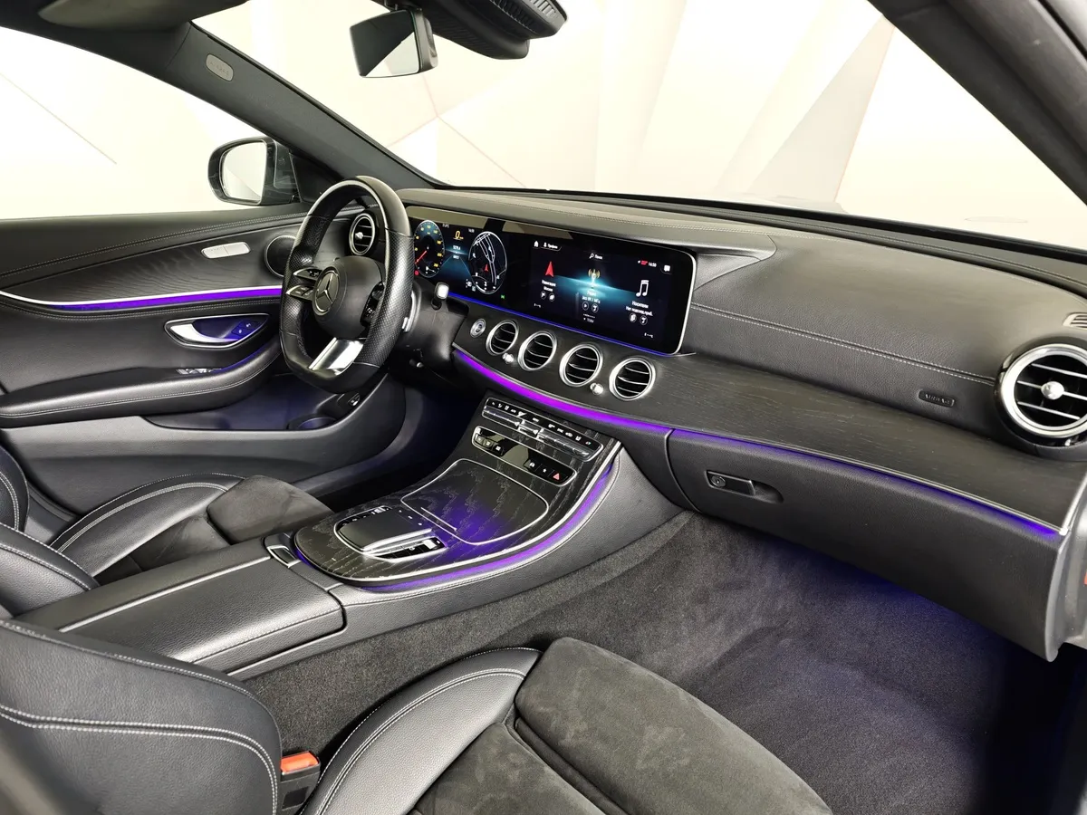 Mercedes-Benz E-Класс E 200 4MATIC 9G-TRONIC (197 л.с.) Sport Серый в АВИЛОН. Слайд №13