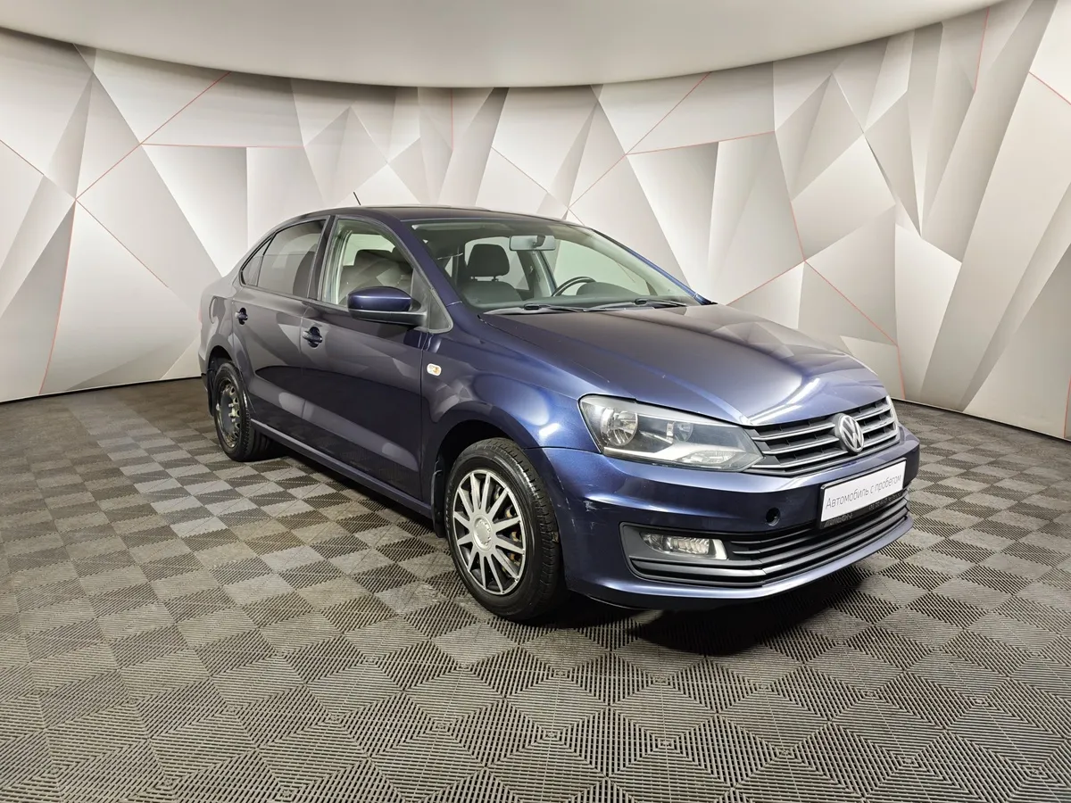 Volkswagen Polo 1.6 MPI AT (110 л.с.) Comfortline Синий в АВИЛОН. Слайд №3