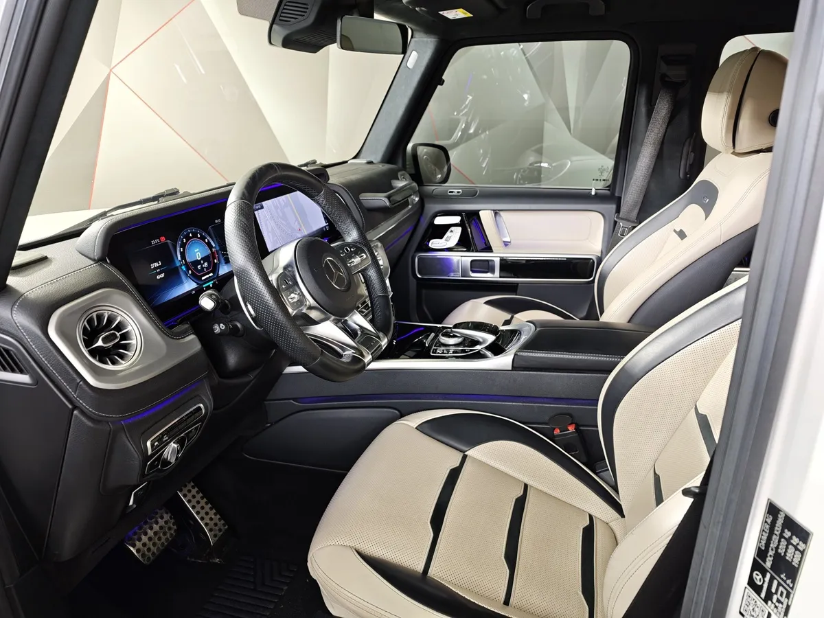 Mercedes-Benz G-Класс G 63 AMG Speedshift Plus 9G-Tronic (571 л.с.) Белый в АВИЛОН. Слайд №19