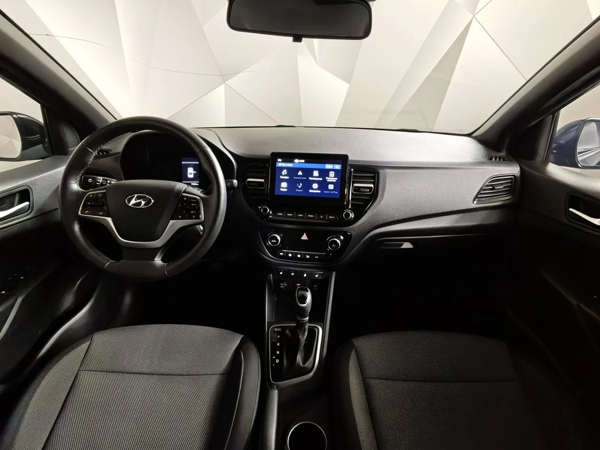 Hyundai Solaris 1.6 AT (123 л.с.) Elegance Черный в АВИЛОН. Слайд №14