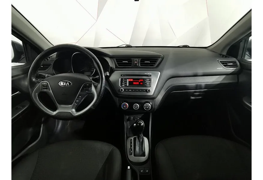 Kia Rio 1.6 AT (123 л.с.) Luxe Серый в АВИЛОН. Слайд №12