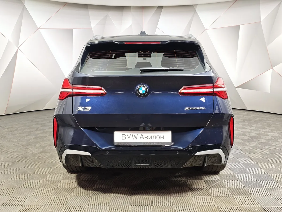 BMW X3 xDrive30L AT (258 л.с.) Синий в АВИЛОН. Слайд №4
