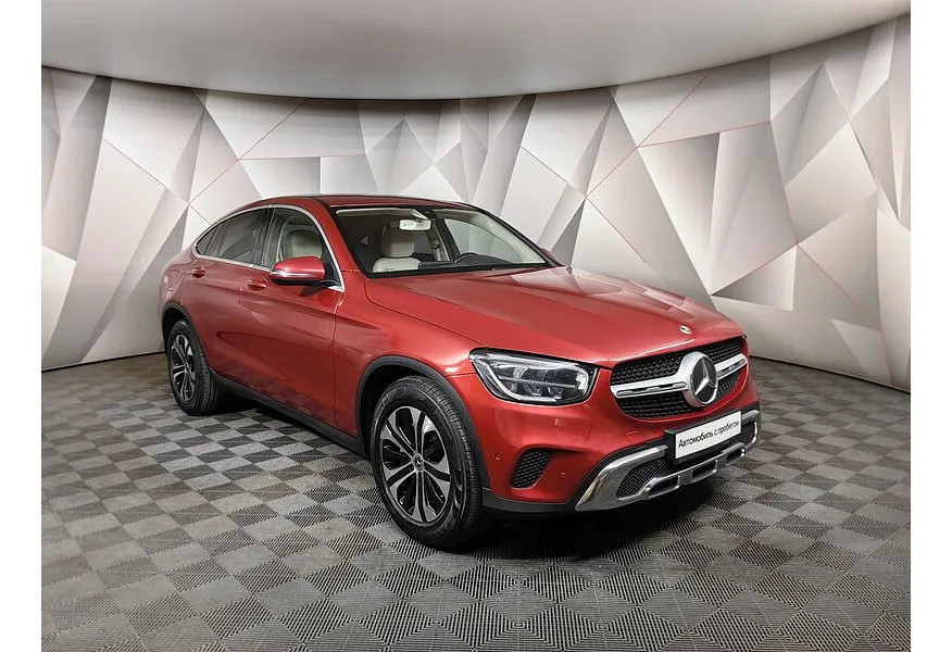 Mercedes-Benz GLC Купе 220 d 9G-TRONIC 4MATIC (194 л.с.) Premium Красный в АВИЛОН. Слайд №3