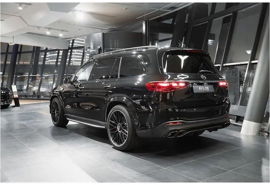 Mercedes-Benz GLS 63 4MATIC PLUS 9G-TRONIC (612 л.с.) Черный в АВИЛОН. Слайд №4