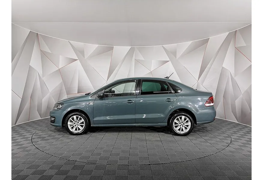 Volkswagen Polo 1.6 MPI AT (110 л.с.) Highline Синий в АВИЛОН. Слайд №5