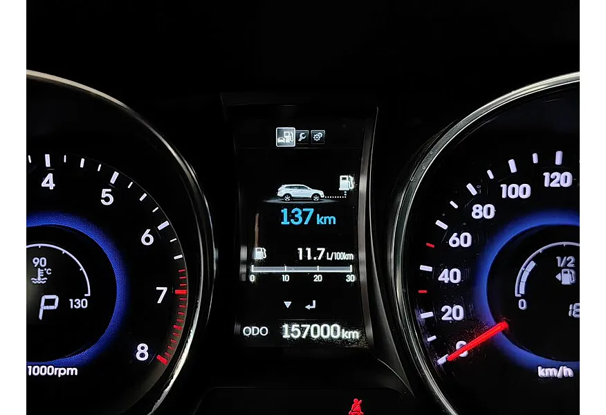 Hyundai Santa Fe 3.0 AT 4WD (249 л.с.) High-Tech Черный в АВИЛОН. Слайд №18