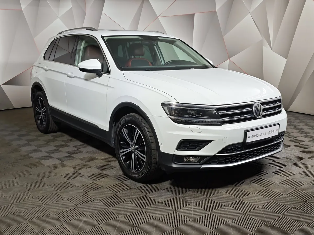 Volkswagen Tiguan 2.0 TDI 4Motion DSG (150 л.с.) Highline Белый в АВИЛОН. Слайд №3