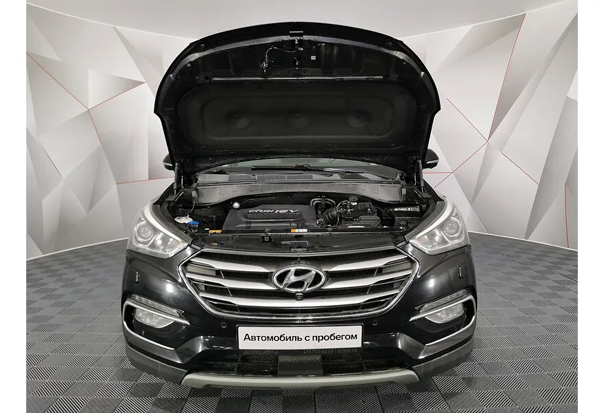 Hyundai Santa Fe 2.2 CRDi AWD 8AT (200 л.с.) High-Tech Exclusive Черный в АВИЛОН. Слайд №11