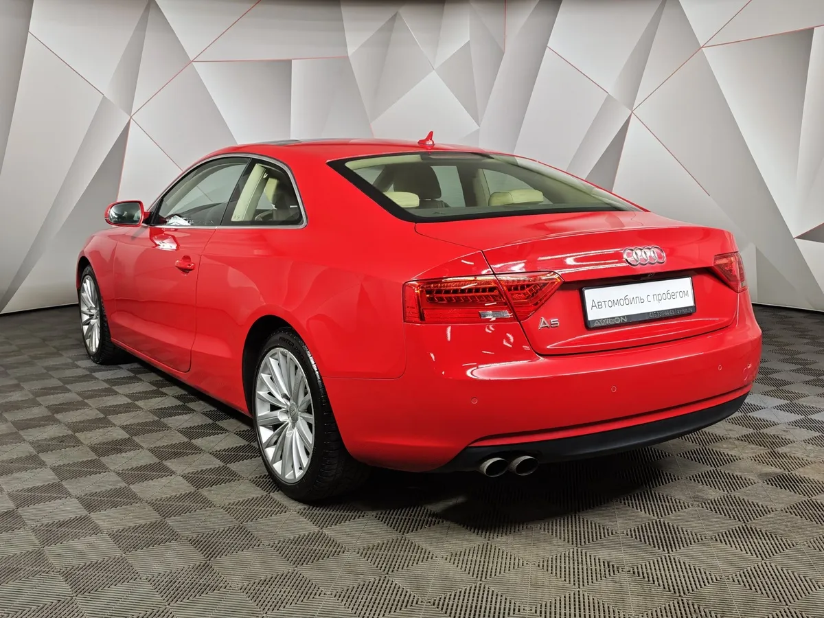 Audi A5 2.0 TFSI S tronic quattro (211 л.с.) Красный в АВИЛОН. Слайд №4