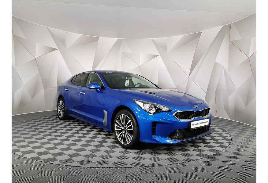Kia Stinger 2.0 AT (197 л.с.) Comfort Синий в АВИЛОН. Слайд №2
