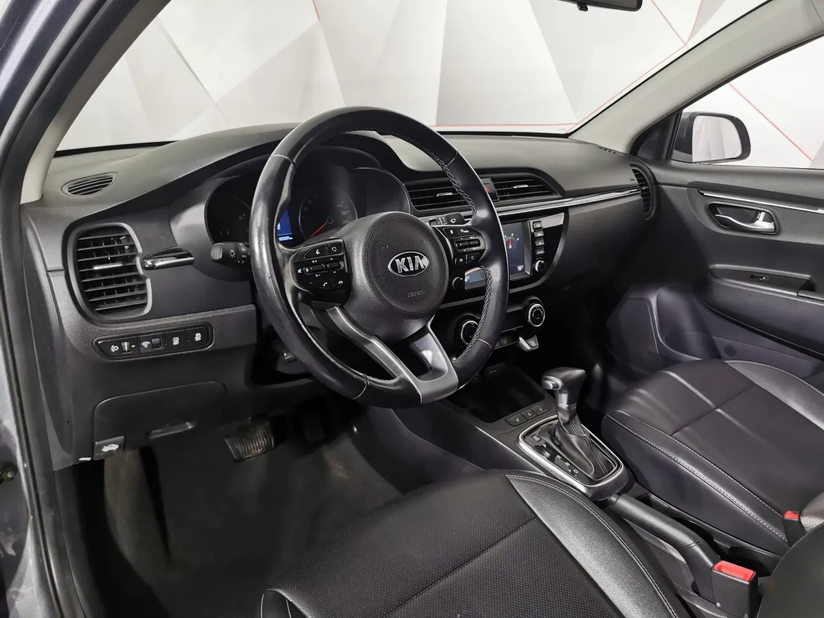 Kia Rio 1.6 AT (123 л.с.) Premium Серый в АВИЛОН. Слайд №18