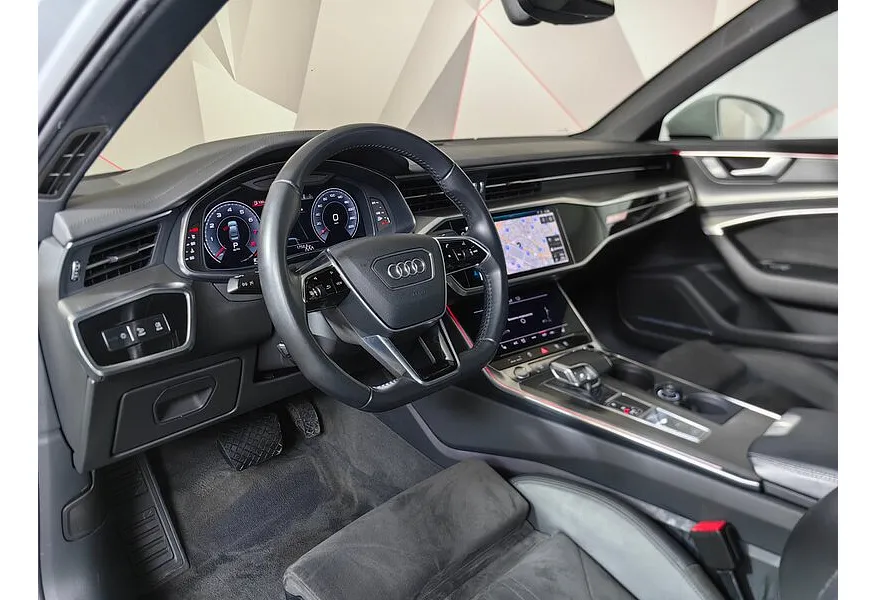 Audi A6 55 TFSI S tronic quattro (340 л.с.) Sport Белый в АВИЛОН. Слайд №19