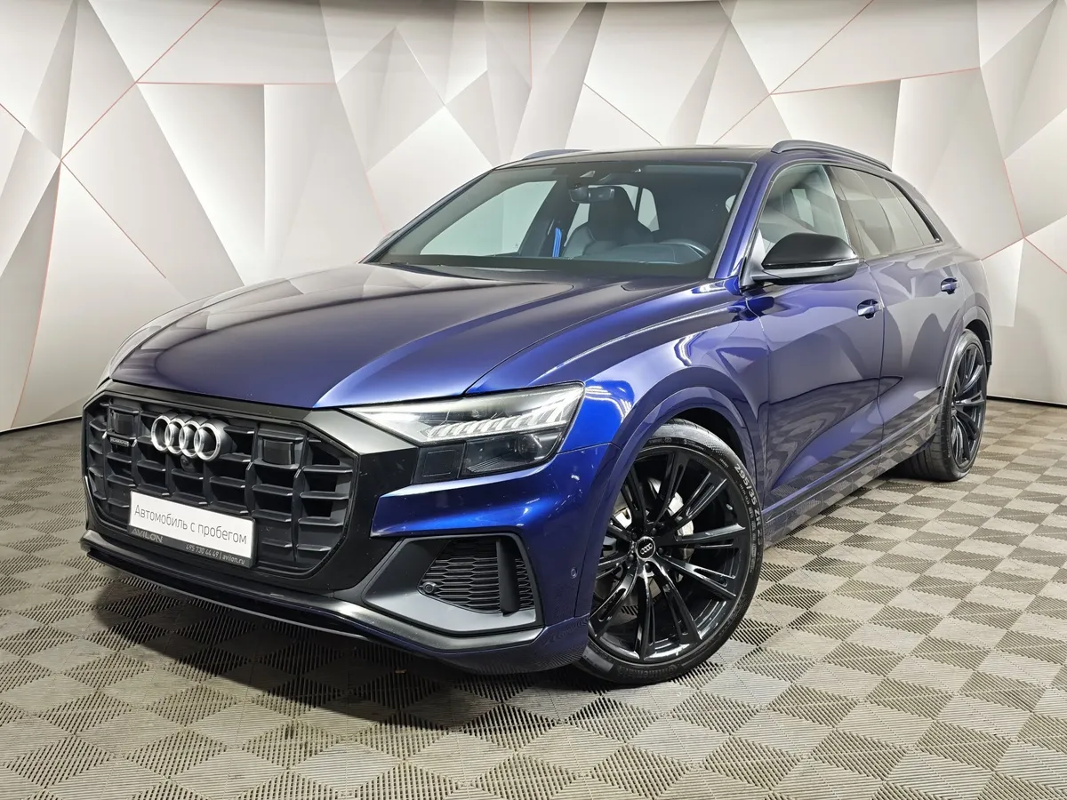 Audi Q8 45 TDI Tiptronic quattro (249 л.с.) Синий в АВИЛОН. Слайд №1
