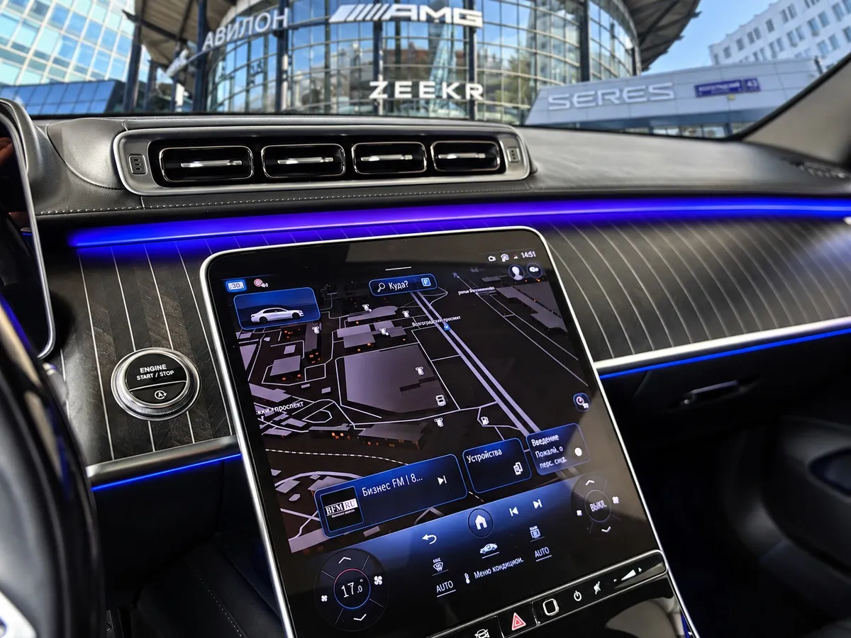 Mercedes-Benz S-Класс Maybach S 580 9G-Tronic 4Matic (503 л.с.) Night Series Черный в АВИЛОН. Слайд №16