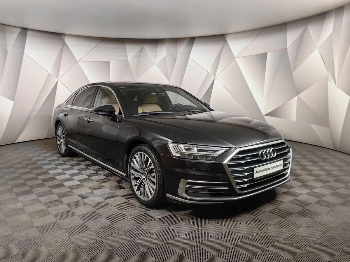 Audi A8 3.0 TDI L tiptronic quattro (250 л.с.) Черный в АВИЛОН. Слайд №3
