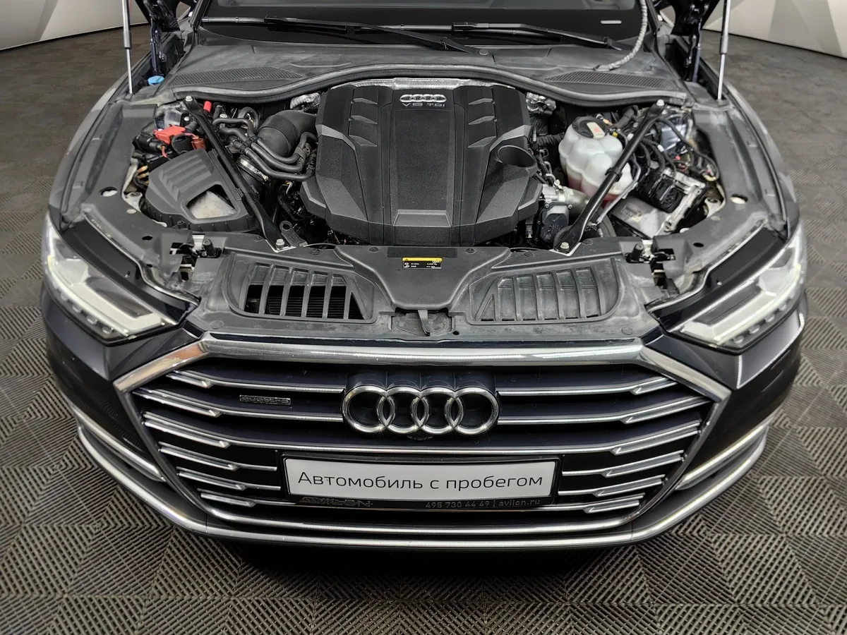 Audi A8 3.0 TDI L tiptronic quattro (249 л.с.) Синий в АВИЛОН. Слайд №10