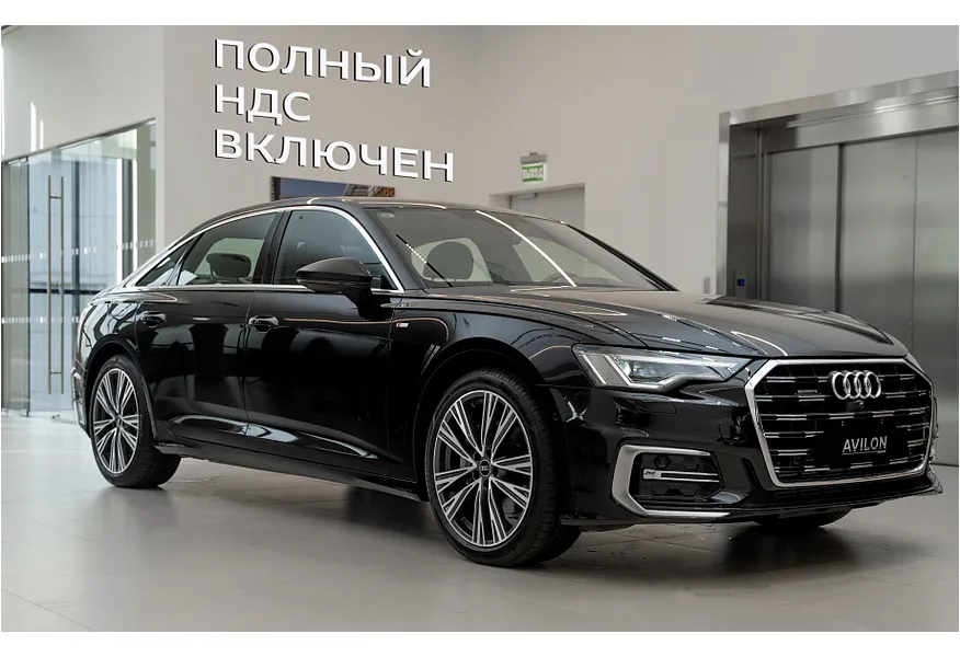 Audi A6 L 45 TFSI S tronic quattro (245 л.с.) Premium Dynamic Черный в АВИЛОН. Слайд №2