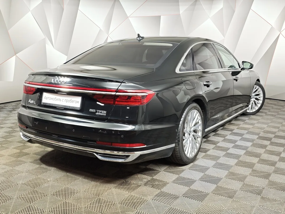 Audi A8 3.0 TFSI L tiptronic quattro (340 л.с.) Черный в АВИЛОН. Слайд №2