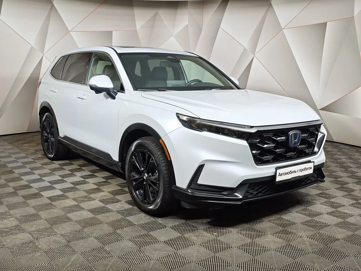 Honda CR-V 2.0h CVT 4WD (204 л.с.) Sport Hybrid Белый в АВИЛОН. Слайд №3