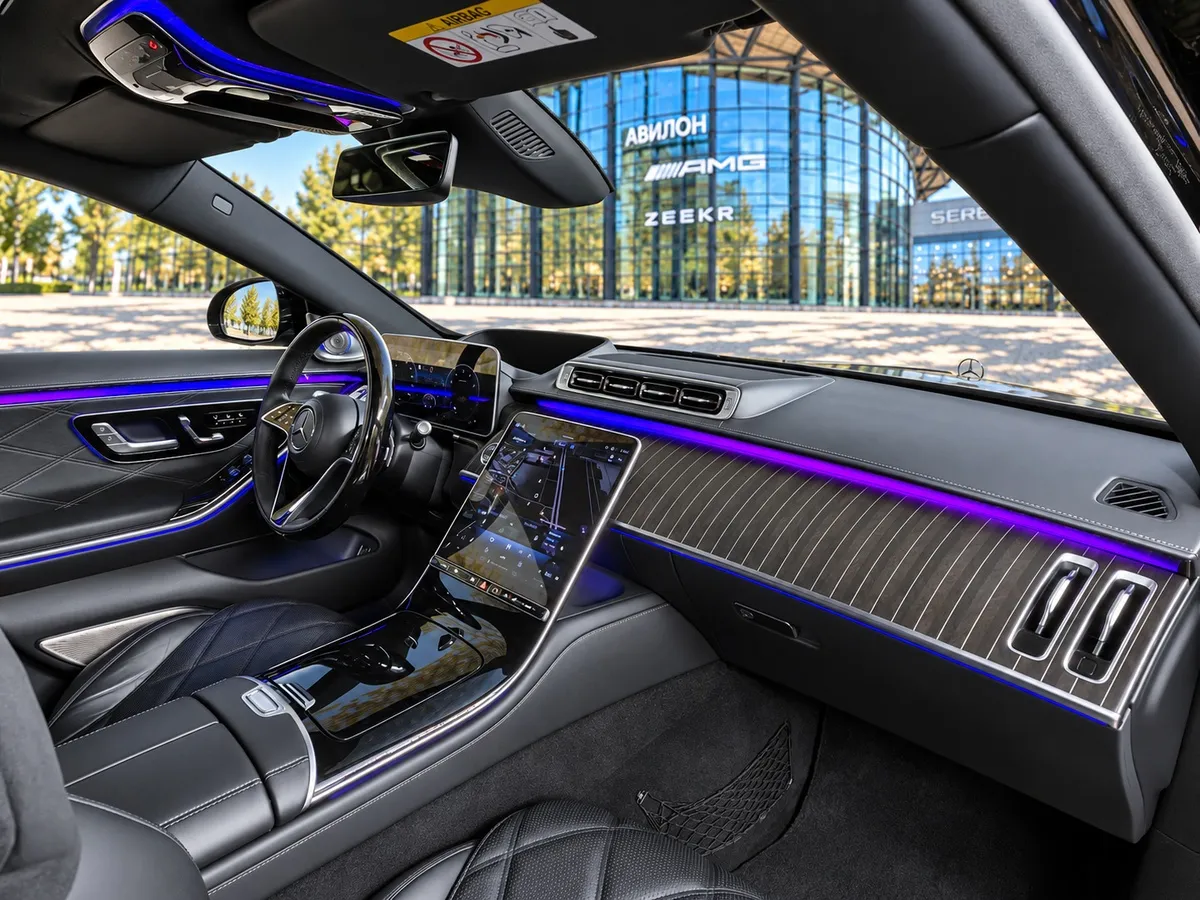 Mercedes-Benz S-Класс Maybach S 580 9G-Tronic 4Matic (503 л.с.) Night Series Черный в АВИЛОН. Слайд №15