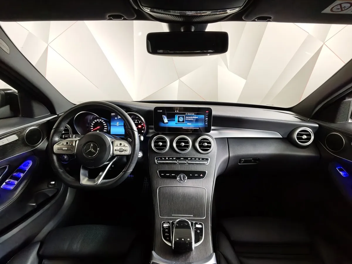 Mercedes-Benz C-Класс C 200 9G-TRONIC 4MATIC (190 л.с.) Sport Черный в АВИЛОН. Слайд №14