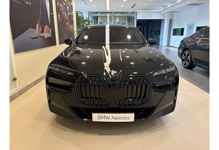 BMW 7 серия 740d xDrive Steptronic (286 л.с.) Черный в АВИЛОН. Слайд №4