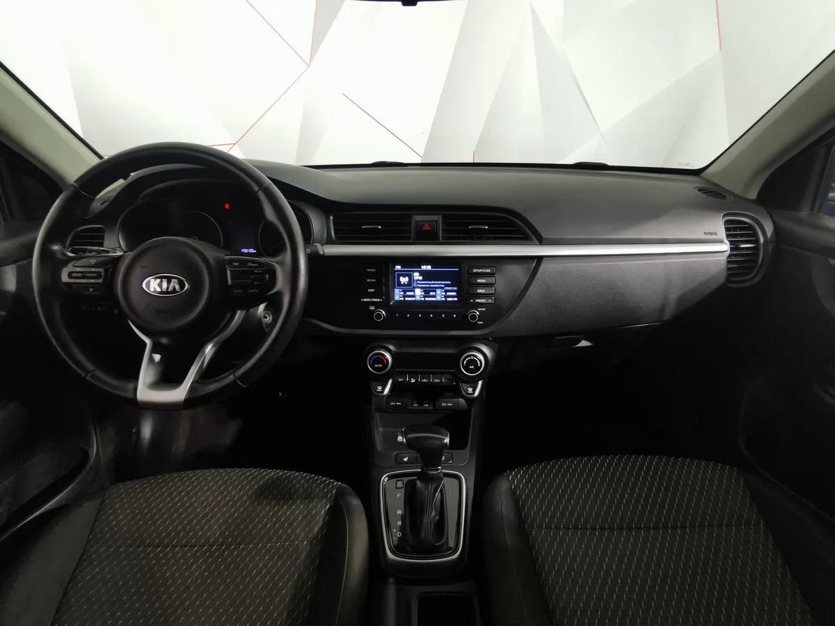 Kia Rio 1.6 AT (123 л.с.) Синий в АВИЛОН. Слайд №12
