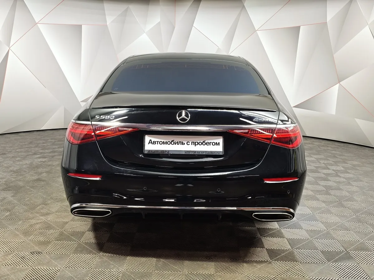Mercedes-Benz S-Класс S 580 9G-Tronic 4Matic (503 л.с.) Черный в АВИЛОН. Слайд №8
