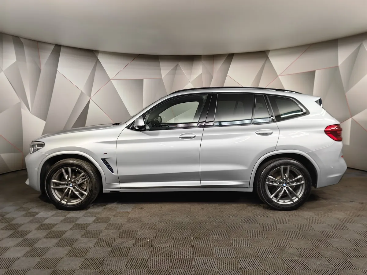 BMW X3 xDrive20d AT (190 л.с.) M Sport Серебристый в АВИЛОН. Слайд №5