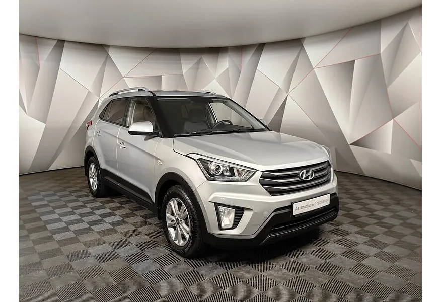 Hyundai Creta 1.6 AT AWD (121 л.с.) Travel Серебристый в АВИЛОН. Слайд №2