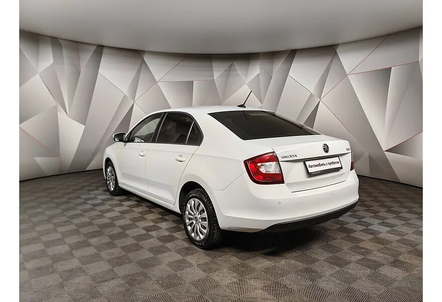 Skoda Rapid 1.6 AT (110 л.с.) Active Белый в АВИЛОН. Слайд №4