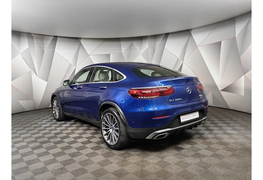 Mercedes-Benz GLC Купе 300 9G-TRONIC 4MATIC (245 л.с.) Sport Синий в АВИЛОН. Слайд №4