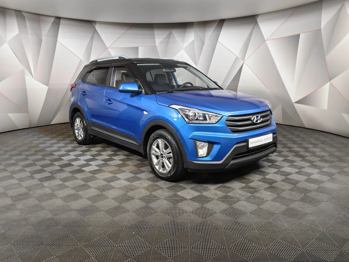 Hyundai Creta 2.0 AT AWD (149 л.с.) Travel + Advanced + Style Синий в АВИЛОН. Слайд №3