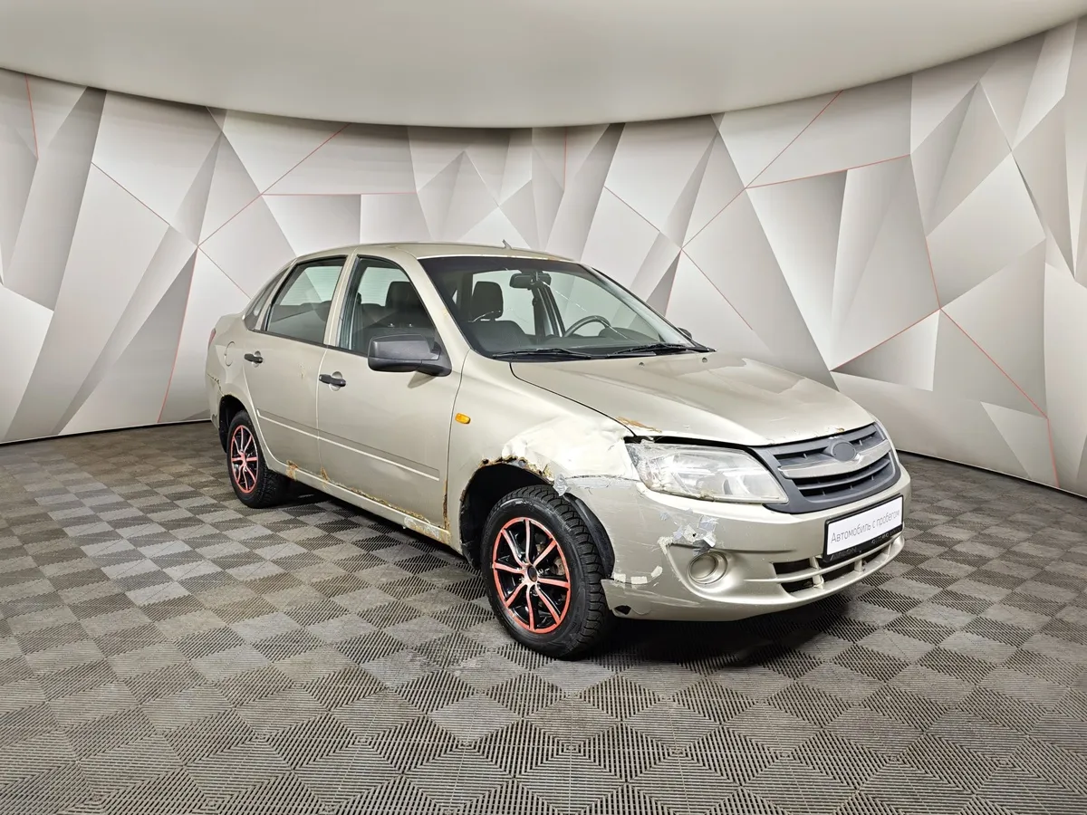 ВАЗ (Lada) Granta 1.6 AT 16кл (98 л.с.) Бежевый в АВИЛОН. Слайд №3