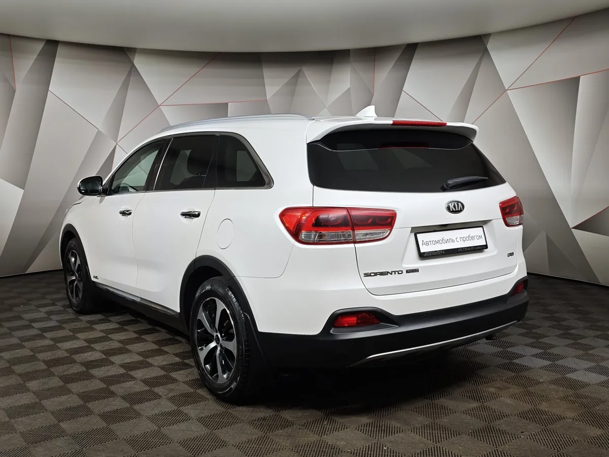 Kia Sorento 2.2 D AT AWD (5 мест) (200 л.с.) Prestige Белый в АВИЛОН. Слайд №4