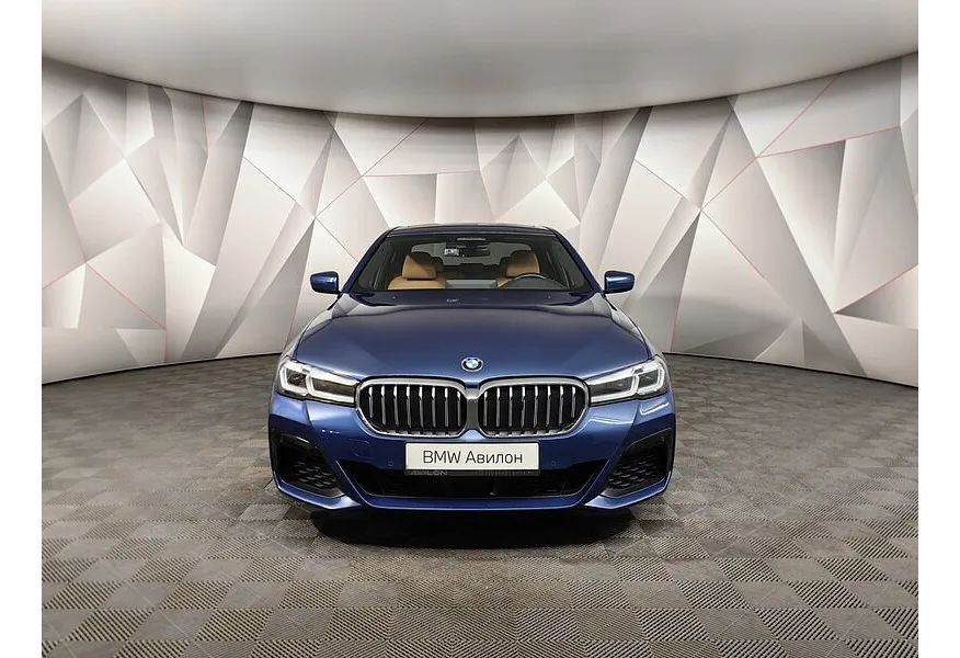 BMW 5 серия 520i Steptronic (184 л.с.) Синий в АВИЛОН. Слайд №3