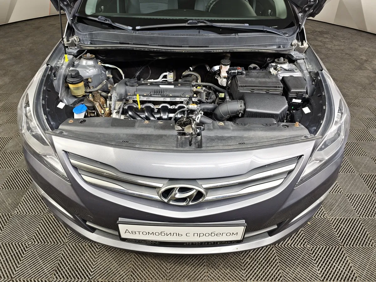 Hyundai Solaris 1.6 MT (123 л.с.) Comfort Серый в АВИЛОН. Слайд №11
