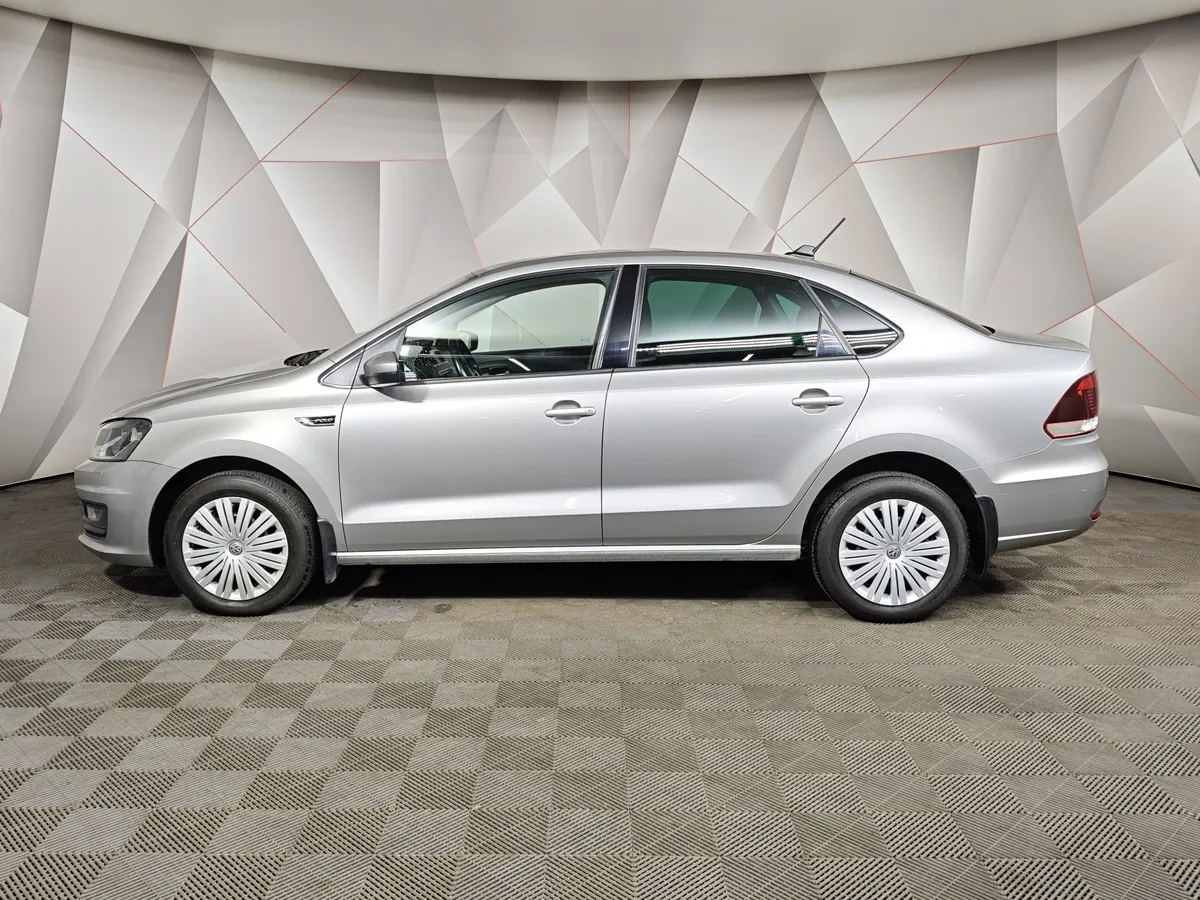 Volkswagen Polo 1.6 MPI AT (110 л.с.) Trendline Серебристый в АВИЛОН. Слайд №5