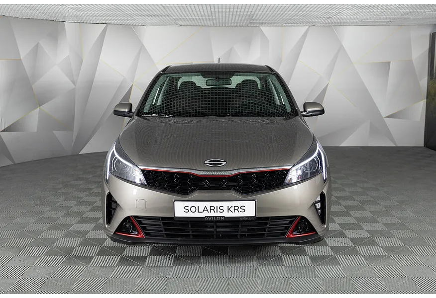 Solaris KRS 1.6 AT (123 л.с.) Prestige Бежевый в АВИЛОН. Слайд №4