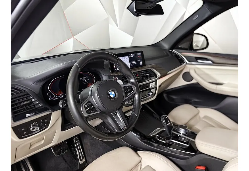 BMW X3 xDrive30d AT (249 л.с.) M Sport Черный в АВИЛОН. Слайд №12