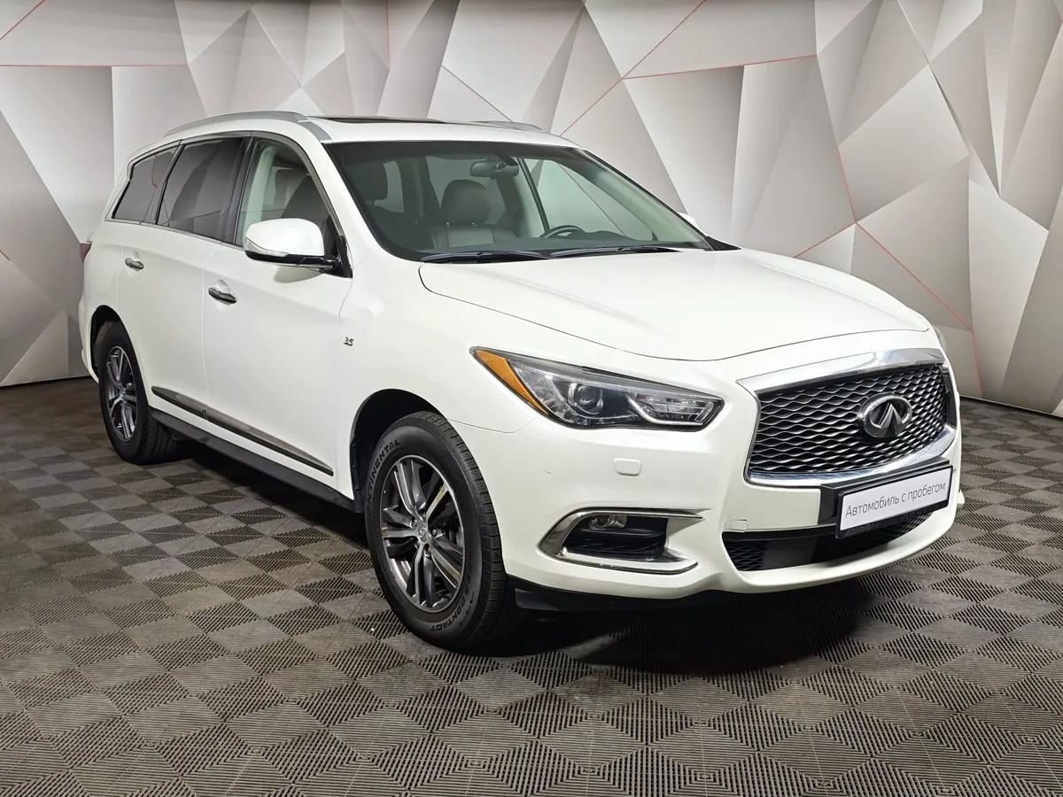 Infiniti QX60 3.5 CVT 4WD (283 л.с.) Premium Белый в АВИЛОН. Слайд №3